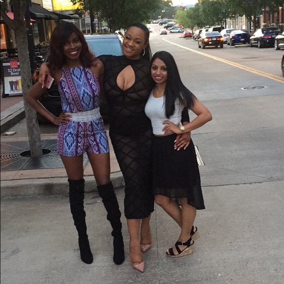 🔥🔥🔥HOUSE OF CB BLACK CAGED DRESS - Picture 3 of 3